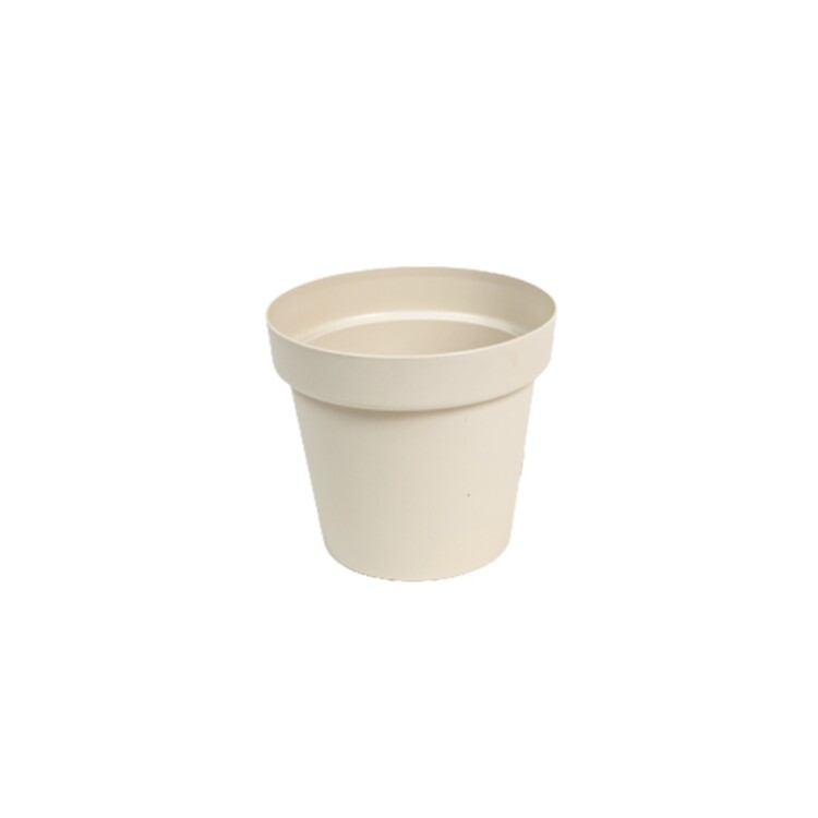 MACETA REDONDA FLORATTA 30 LITROS GRIS REF 8503 AR GRIS
