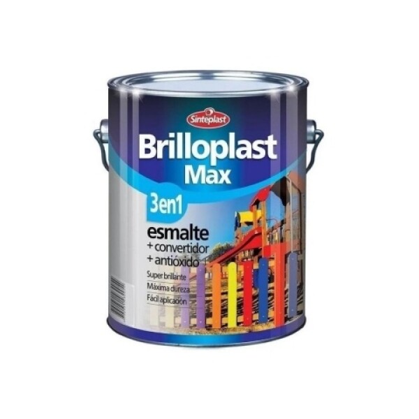 Brilloplast 3 En 1 Esmalte 1 Lts Acabado Brillante Color Blanco Brilloplast 3 En 1 Esmalte 1 Lts Acabado Brillante Color Blanco