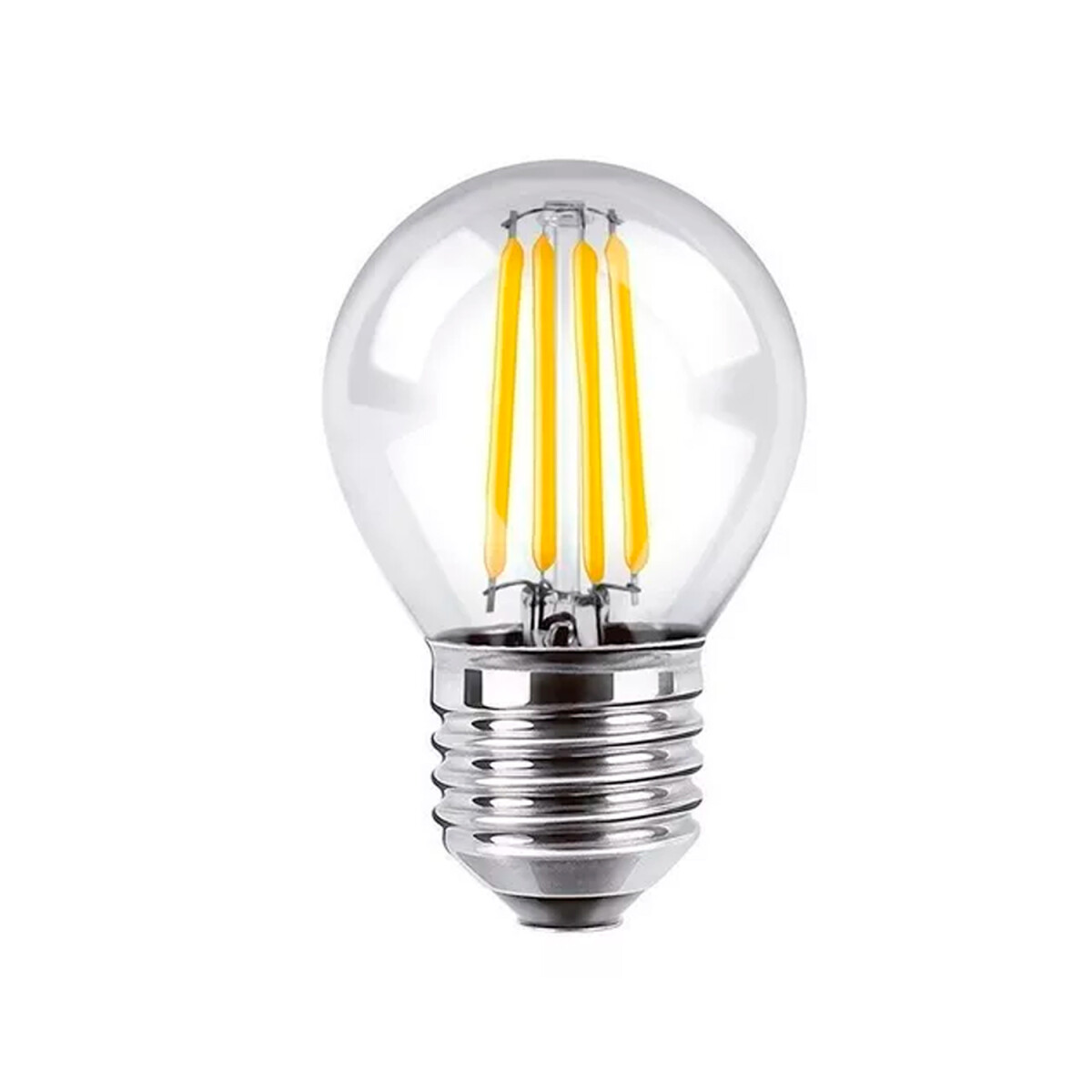 Lámpara Filamento LED G45 E27 4W Luz Cálida 