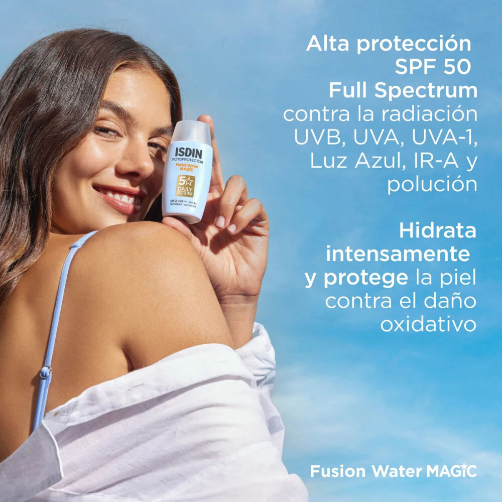 Protector Solar Facial FOTOPROTECTOR Fusion Water MAGIC SPF50 100ml