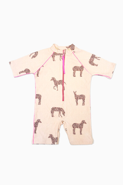 BABY ONESIE Zebra Pink