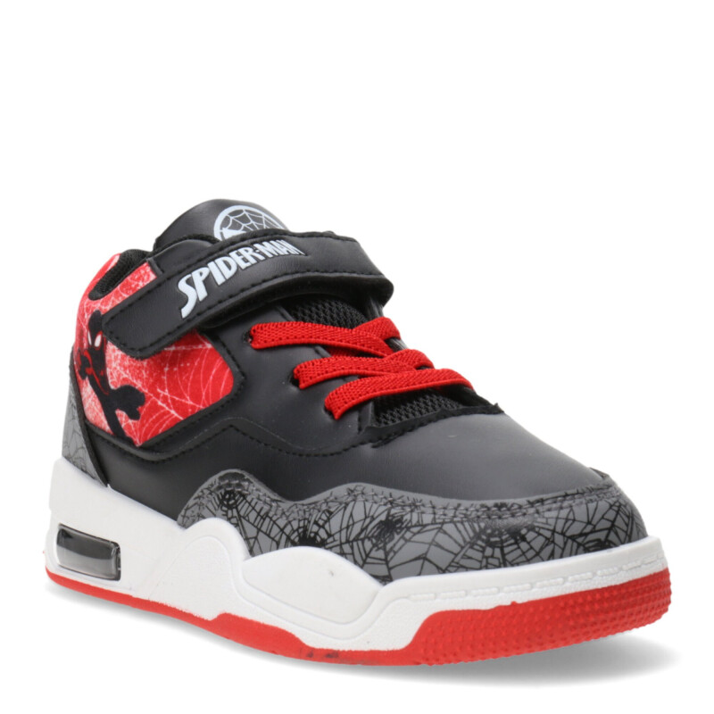 Championes Infantiles Marvel Spiderman J4 Negro - Rojo