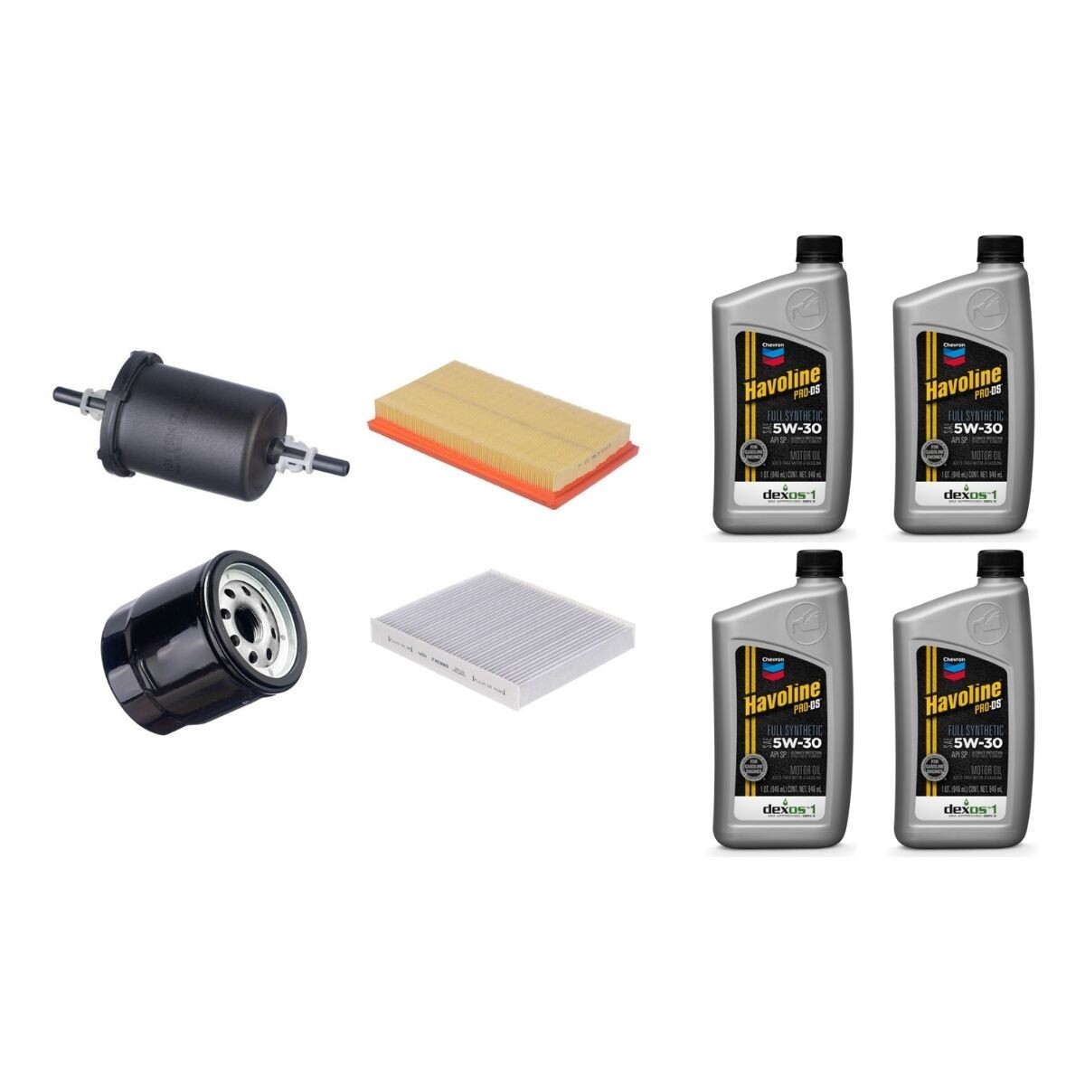 KIT DE FILTROS Y ACEITE 5W30 TEXACO 