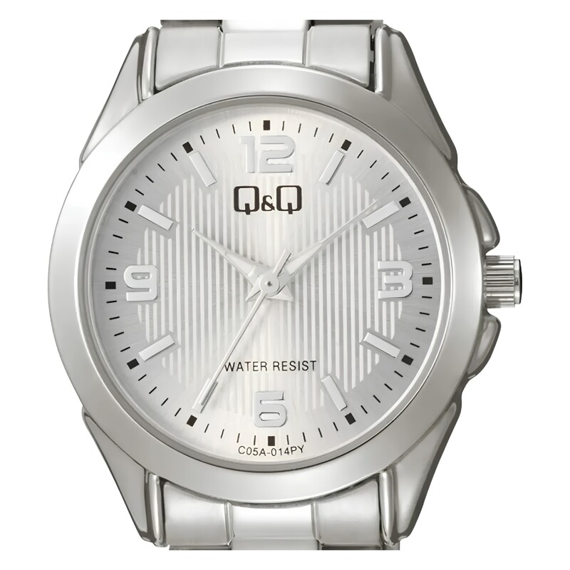 Reloj análogo Q&Q malla en acero Modelo C05A017PY Reloj análogo Q&Q malla en acero Modelo C05A017PY