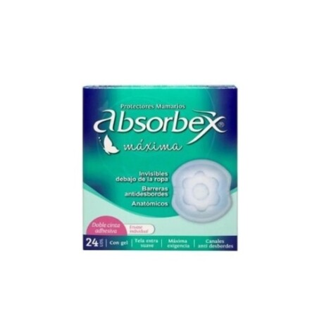 PROTECTORES MAMARIOS ABSORBEX 24 UNIDADES PROTECTORES MAMARIOS ABSORBEX 24 UNIDADES