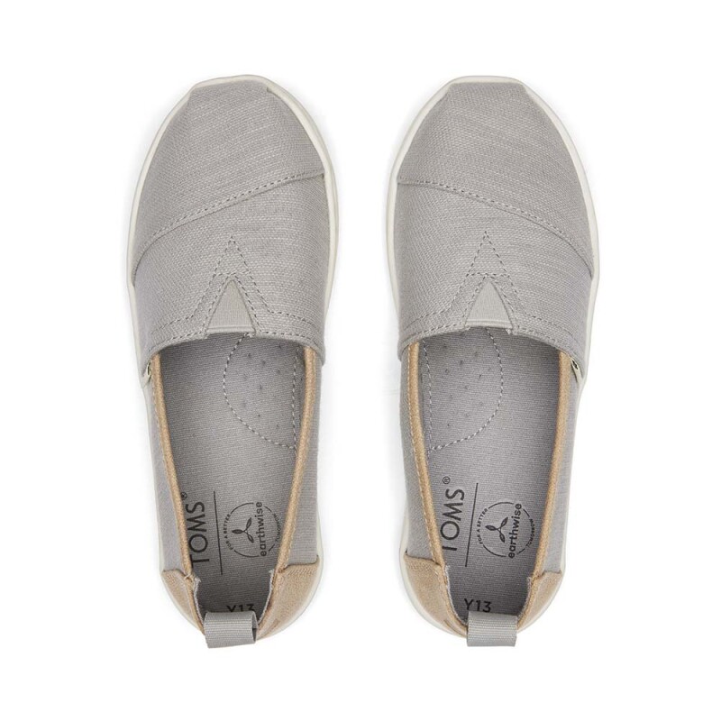 Youth Slubby Woven Organic Cotton - Niños Grey