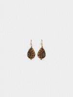 Pendientes Ovalados Con Detalles De Color multicolor