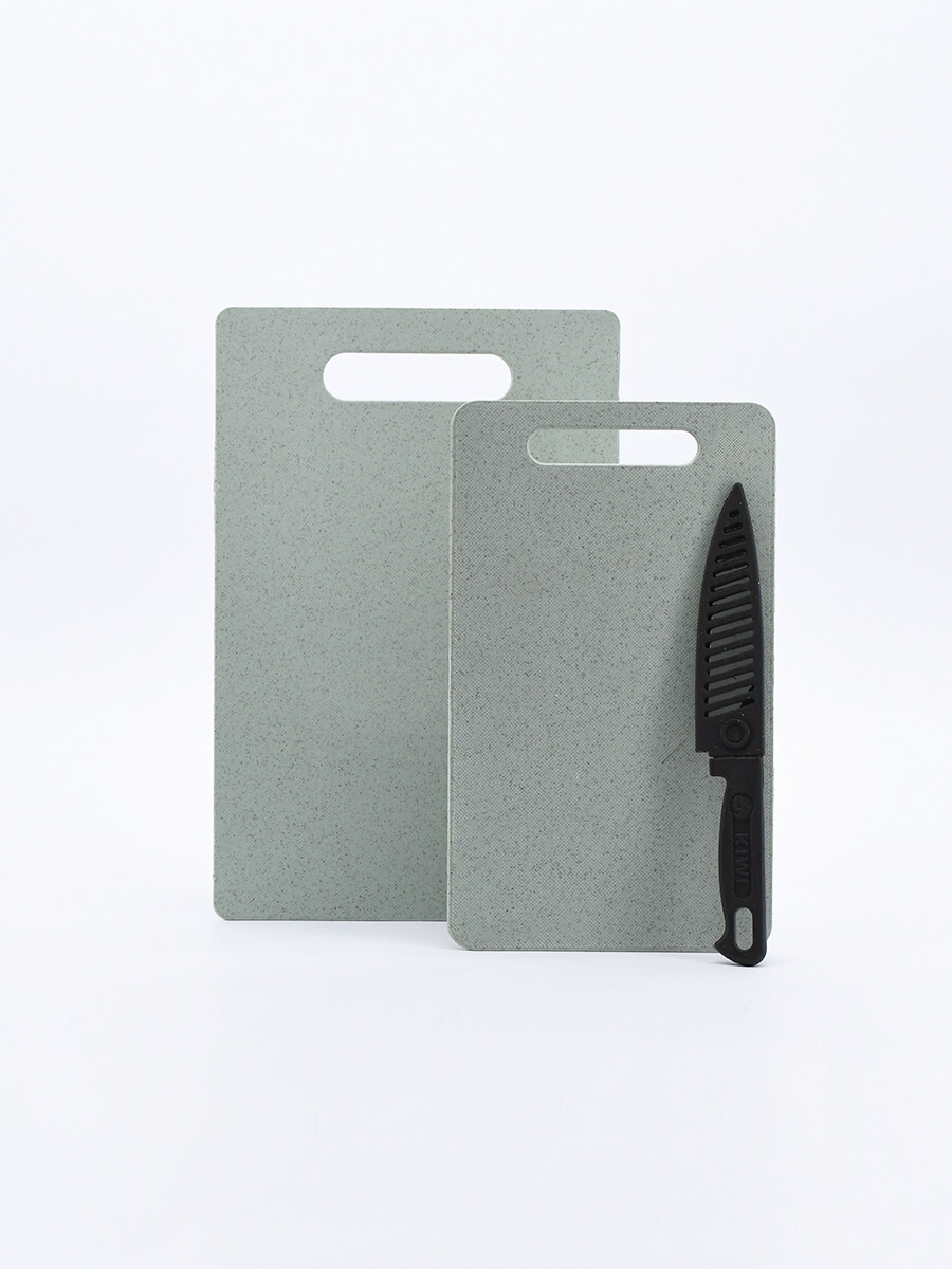 TABLA SET X 2 Y CUCHILLO - VERDE AQUA 