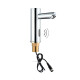 Griferia De Lavatorio Aqualia Monocomando Bronce Cromado Con Sensor 220V CROMO