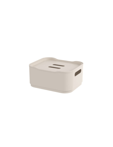 CANASTO C/TAPA PLASTICO FIT 18.5x15x8CM LIGHT GRAY CANASTO C/TAPA PLASTICO FIT 18.5x15x8CM LIGHT GRAY