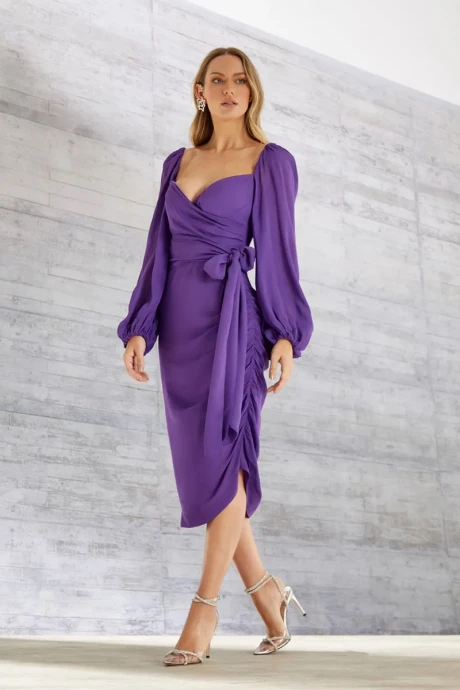 Vestido Cris Violeta