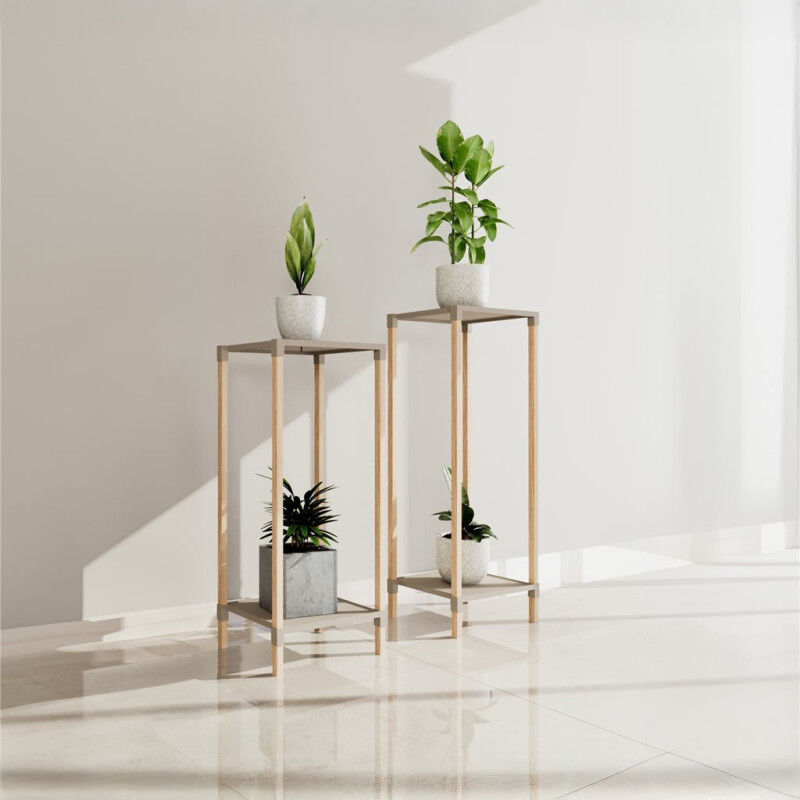 ORGANIZADOR SET X2UNID 48x28x25CMS / 59x28x25CMS MADERA Y PP ORGANIZADOR SET X2UNID 48x28x25CMS / 59x28x25CMS MADERA Y PP