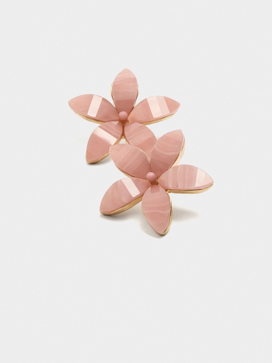 Pendientes De Flor violeta