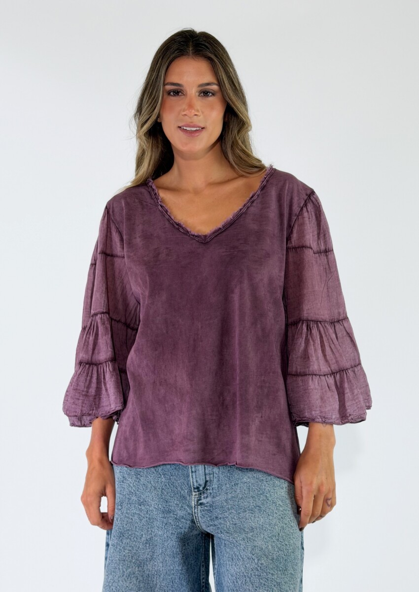 BLUSA CONDOTTI - PURPURA 