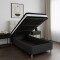 Sommier Baul 1 Plaza HAMPTONS Smartbox Mercury 90x190 Negro