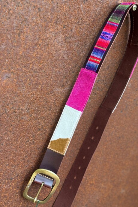 Handcrafted Belt Fucsia