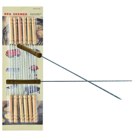 PINCHOS BROCCHETE PARA BARBACOA EN BLISTER x12 PINCHOS BROCCHETE PARA BARBACOA EN BLISTER x12