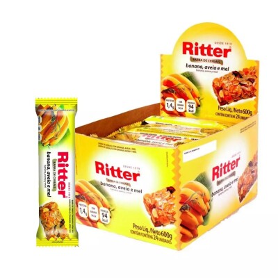 Barra De Cereal Ritter Banana Avena Y Miel Barra De Cereal Ritter Banana Avena Y Miel