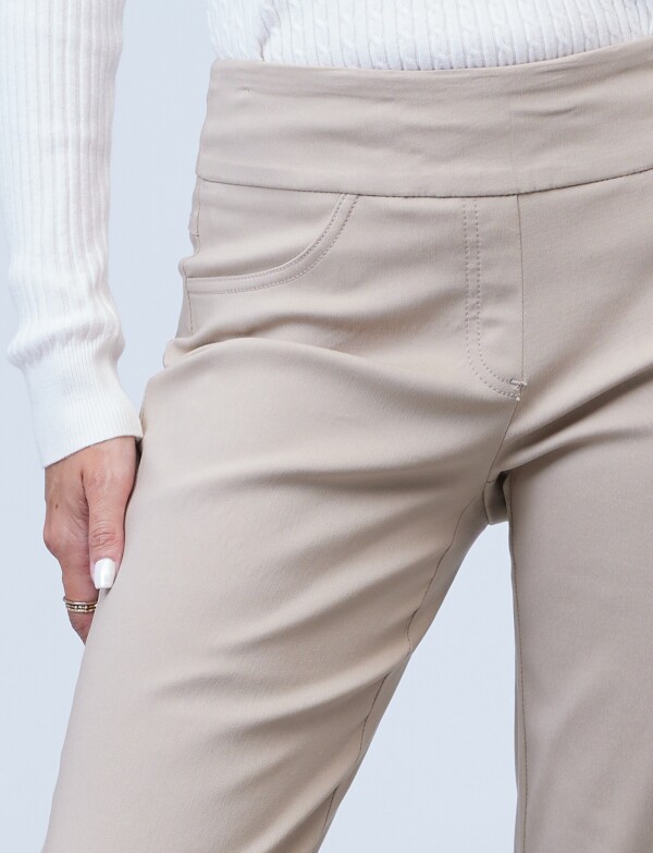Pantalon Pull On BEIGE