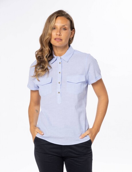 CAMISA DE LINO Lila