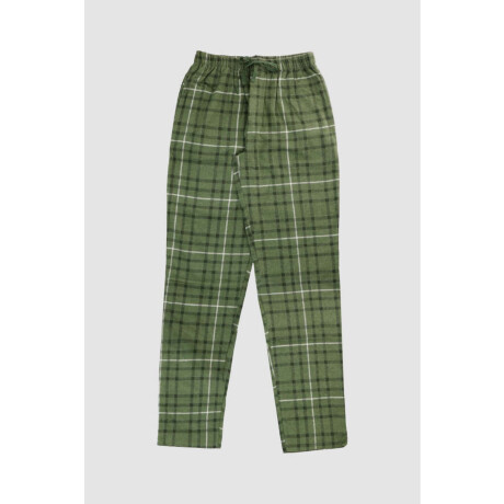 Pantalón hombre franela Verde benetton