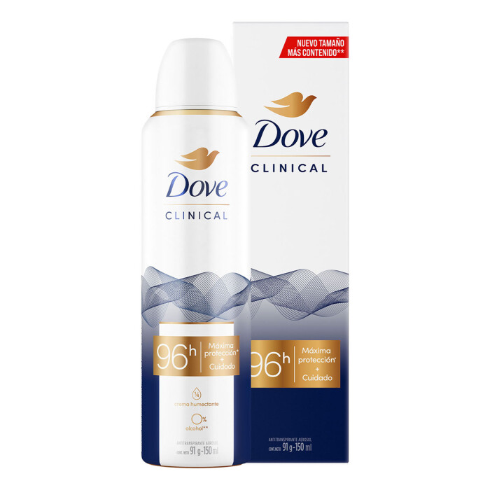DOVE DEO CLINICAL DAMA AEROSOL única