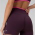 Shorts Seamless Scrunch Short 4" Mujer Oxblood/Pink Crush