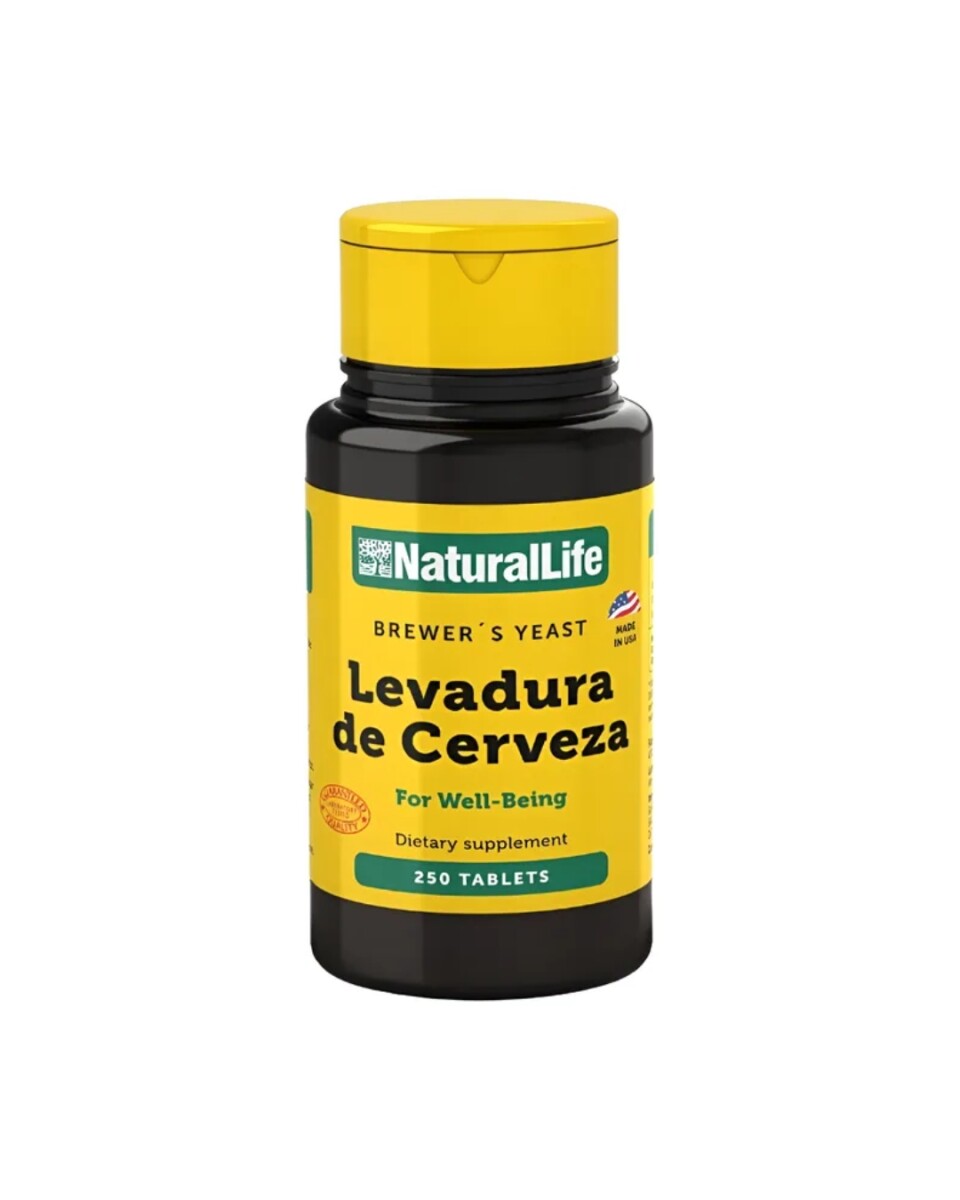 Levadura De Cerveza 250caps Natural Life 