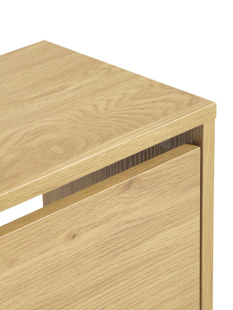 Zapatero BAKHUSE 3 compartimentos color roble Zapatero BAKHUSE 3 compartimentos color roble