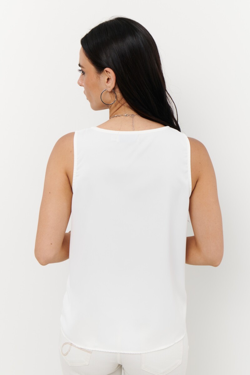 MUSCULOSA SEDA BLANCO