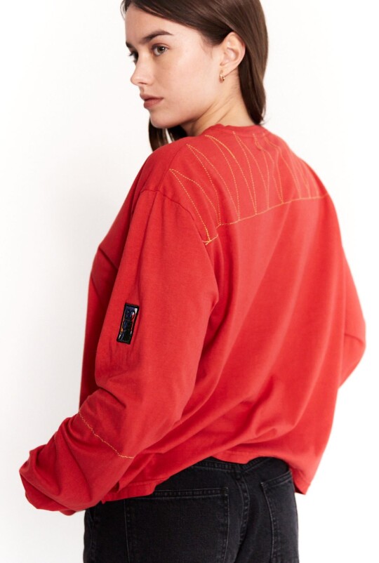 Remera Patch Rojo