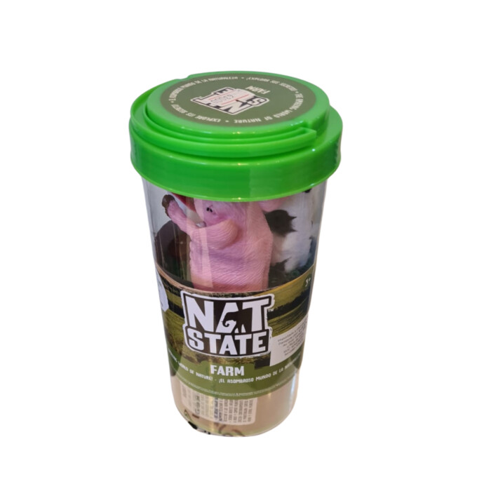 CJX NAT ANIMALES GRANJA DE PLASTICO única