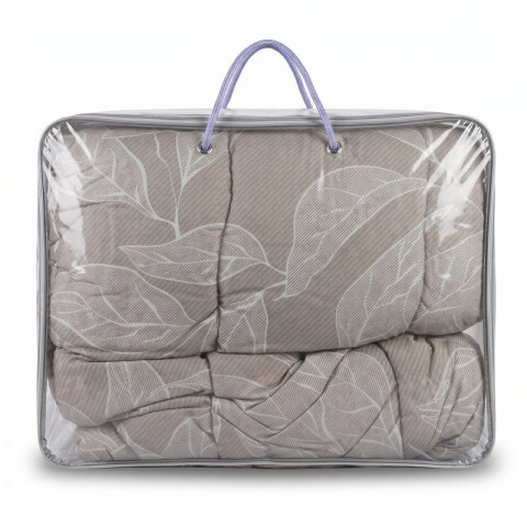 Acolchado 2 Plazas Doble Faz Microfibra Térmico 195 x 230cm - Hojas Caladas Marrón Acolchado 2 Plazas Doble Faz Microfibra Térmico 195 x 230cm - Hojas Caladas Marrón