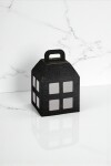 Caja linterna 20x20x25 cm. - SETA NERO Caja linterna 20x20x25 cm. - SETA NERO