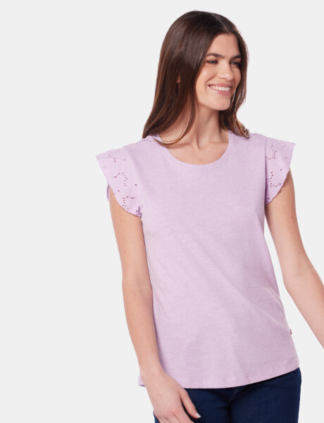 REMERA LISA Lila