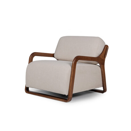 Butaca Vogue Agatha - Tela Rústica Beige (4F)