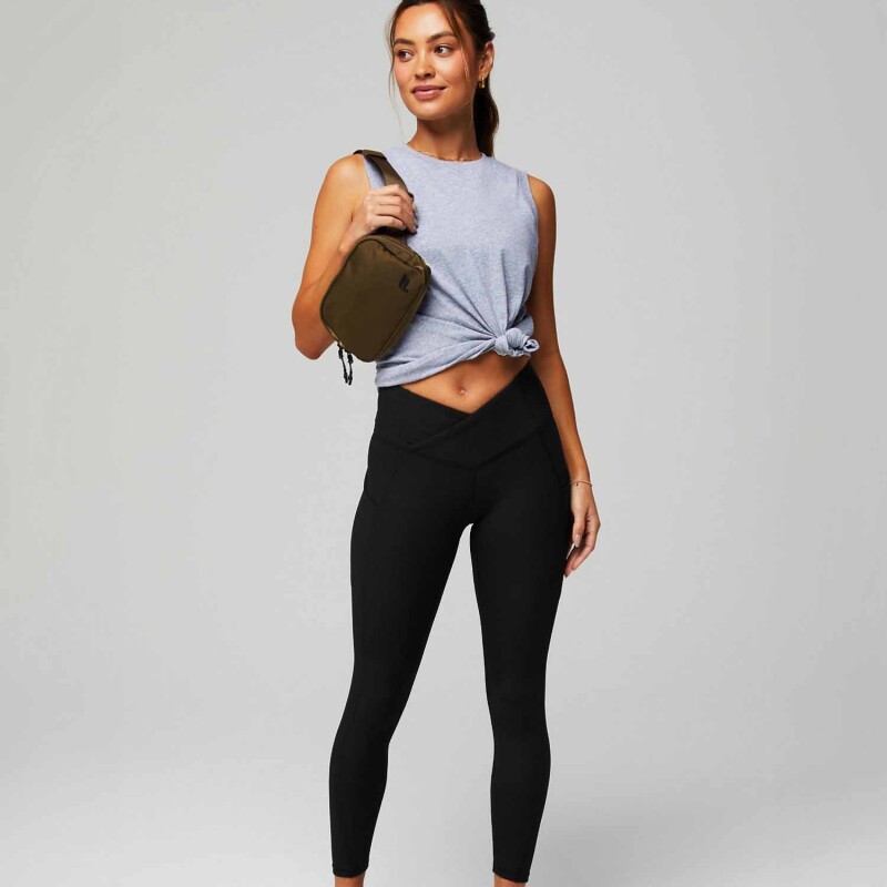Polo Training 100% Cotton Tank Mujer Classic Grey Heather