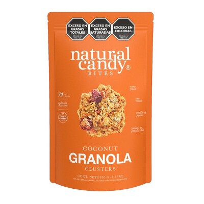 Bites Natural Candy Coconut Granola 100G Bite Canela Granola 100g