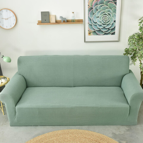 Funda sillón 3 cuerpos lisa verde