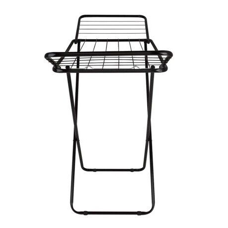 Tendedero de Pie Extensible Plegable en Acero para 11Mt Ropa Negro