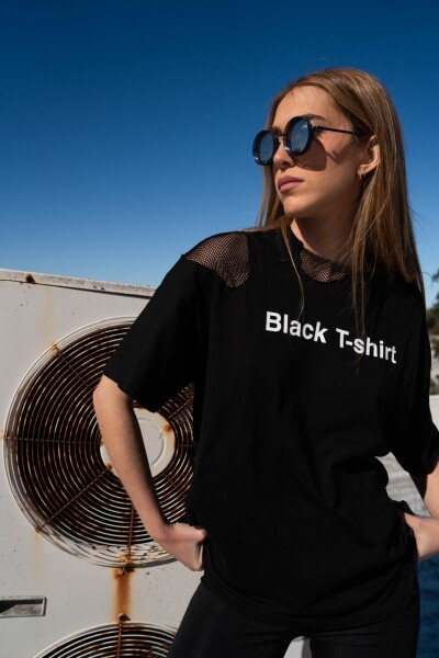 Remera Black T-shirt Negro