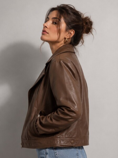 CAMPERA SLOWLY 8808 TIRA MARRON