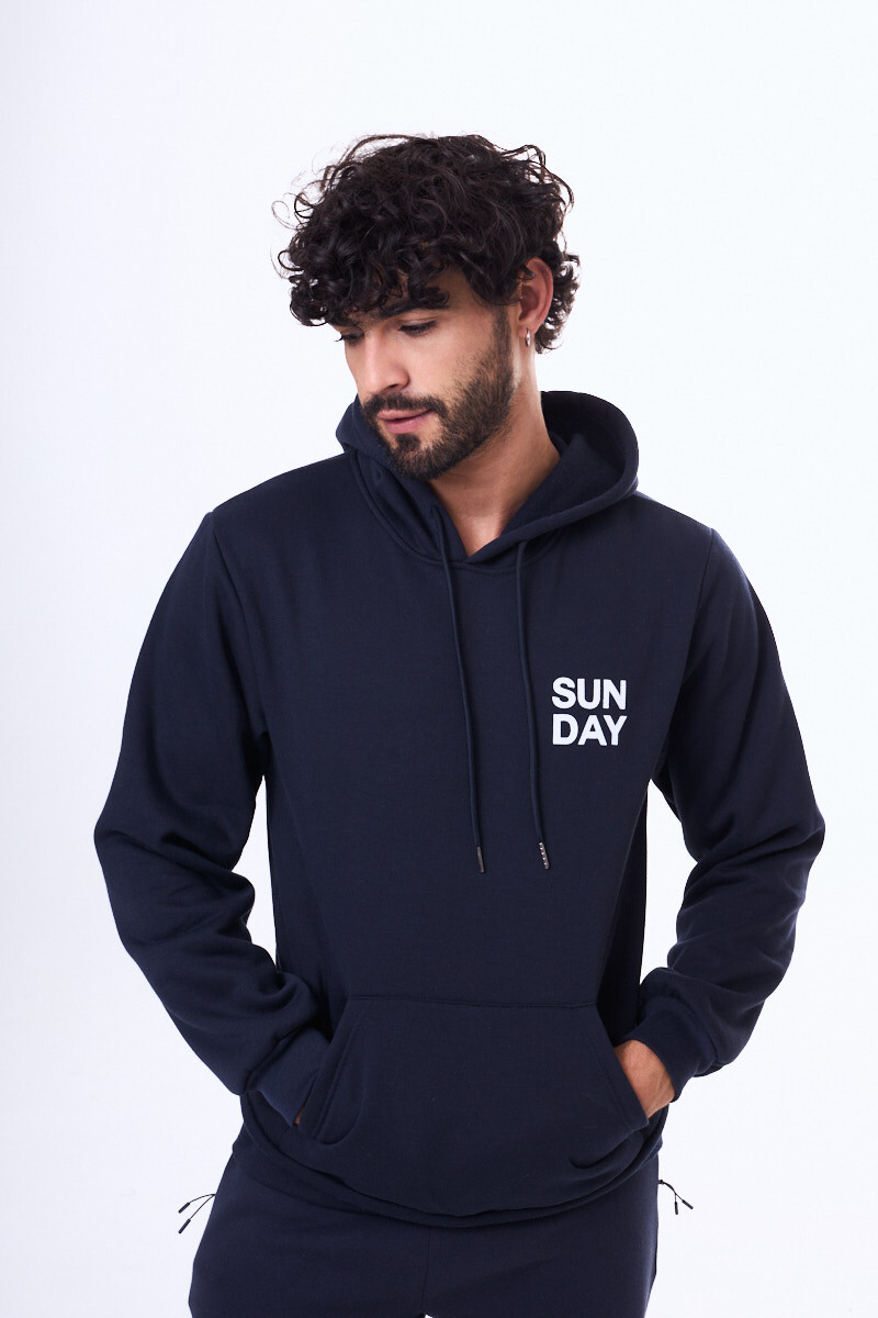 Buzo felpa Talca Azul