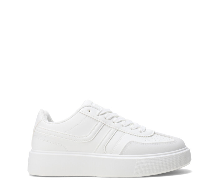 Championes de Mujer Miss Carol KOREL acordonado Blanco