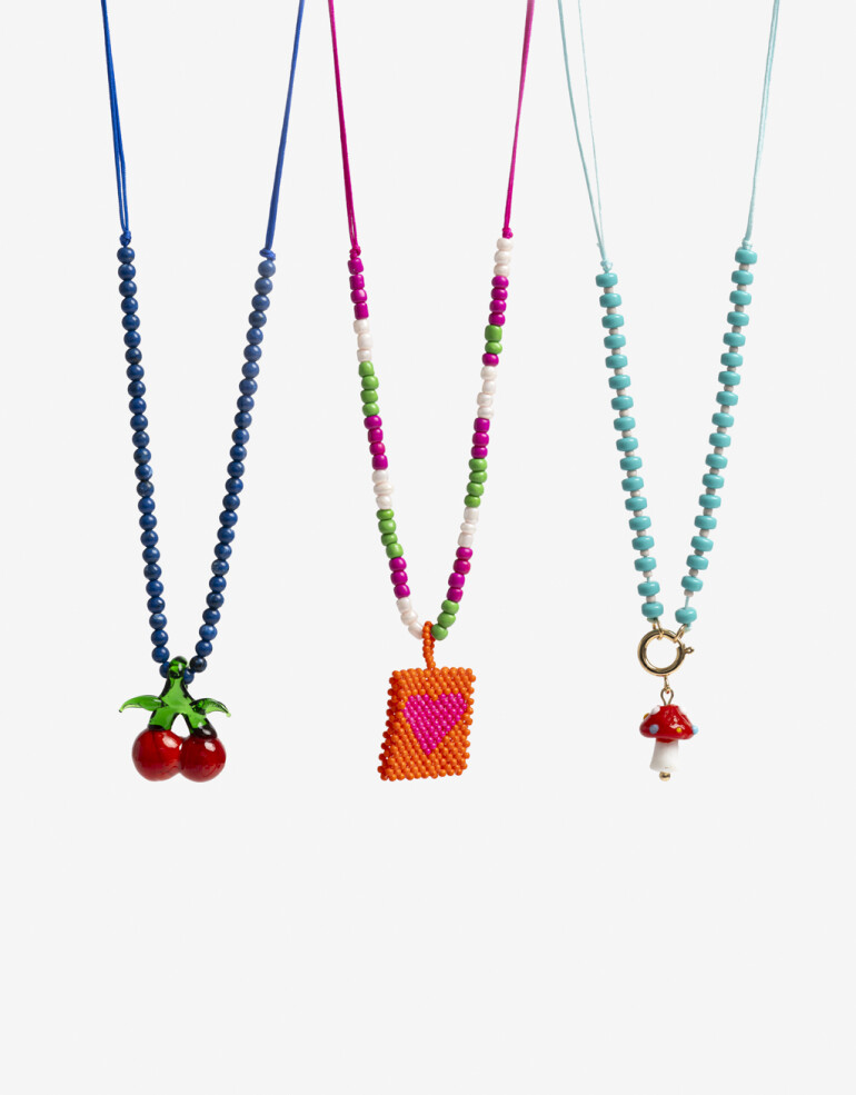 Collares Cortos Color Collar Corto Mystery Box Día Del Amigo - Combinacion Multicolor