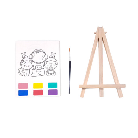 Láminas con atril y pincel para colorear DIY Láminas Con Atril Y Pincel Para Colorear Diy