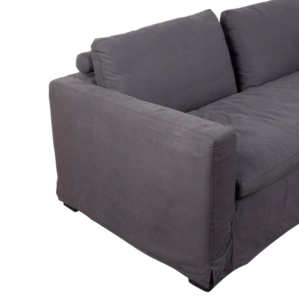 SOFÁ 3 CUERPOS TELA GRIS NUNU GRIS OSC