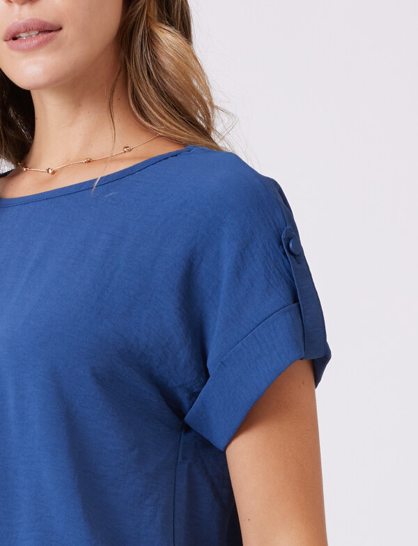 Blusa Crepe AZUL