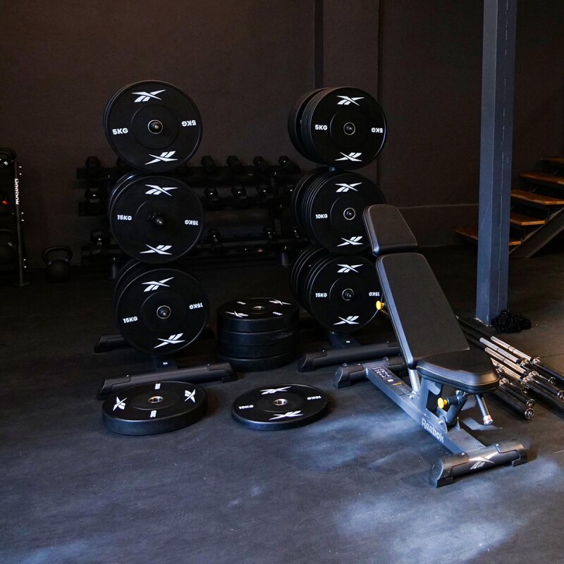 Disco Olímpico Reebok 25Kg Negro