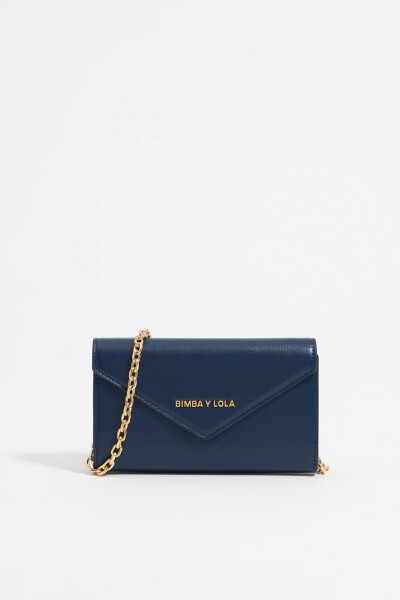 MINIBOLSO PIEL TINTA Azul